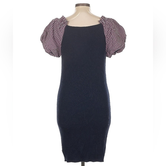 Maeve by Anthropologie Ribbed Button-Front Mini Dress - Size L - Picture 6 of 10